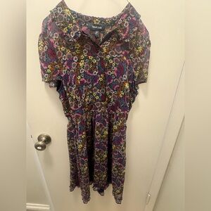 Modcloth Multicolor Floral Dress